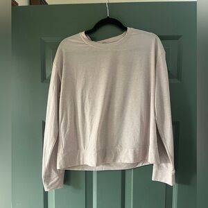 Patagonia Soft Beige Crew Neck Top
